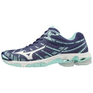 Mizuno Wave Voltage Womens Volleyball Shoes Canada - Blue